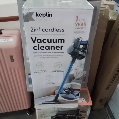 KEPLIN 2 IN 1 CORDLESS VACUUM CLEANER 