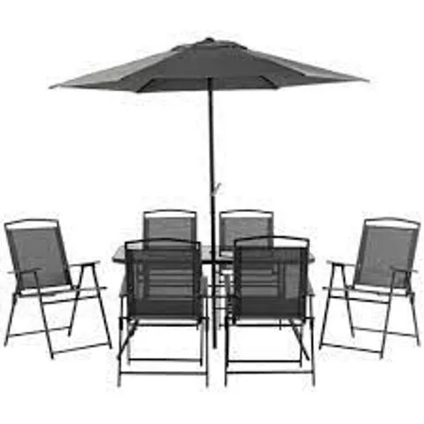 HAWAII 8 PIECE DINING SET