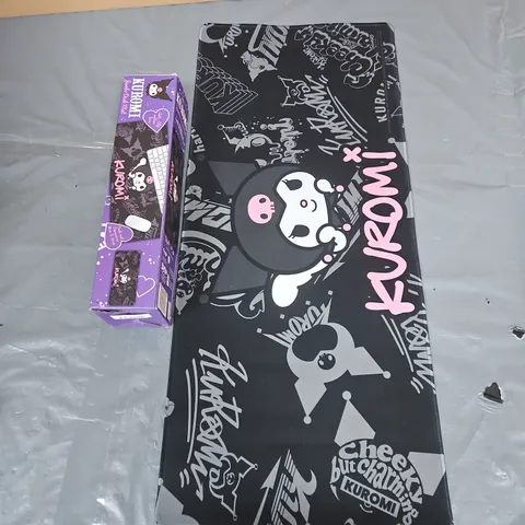 KUROMI JUMBO DESK MAT – ANTI-SLIP RUBBER BASE