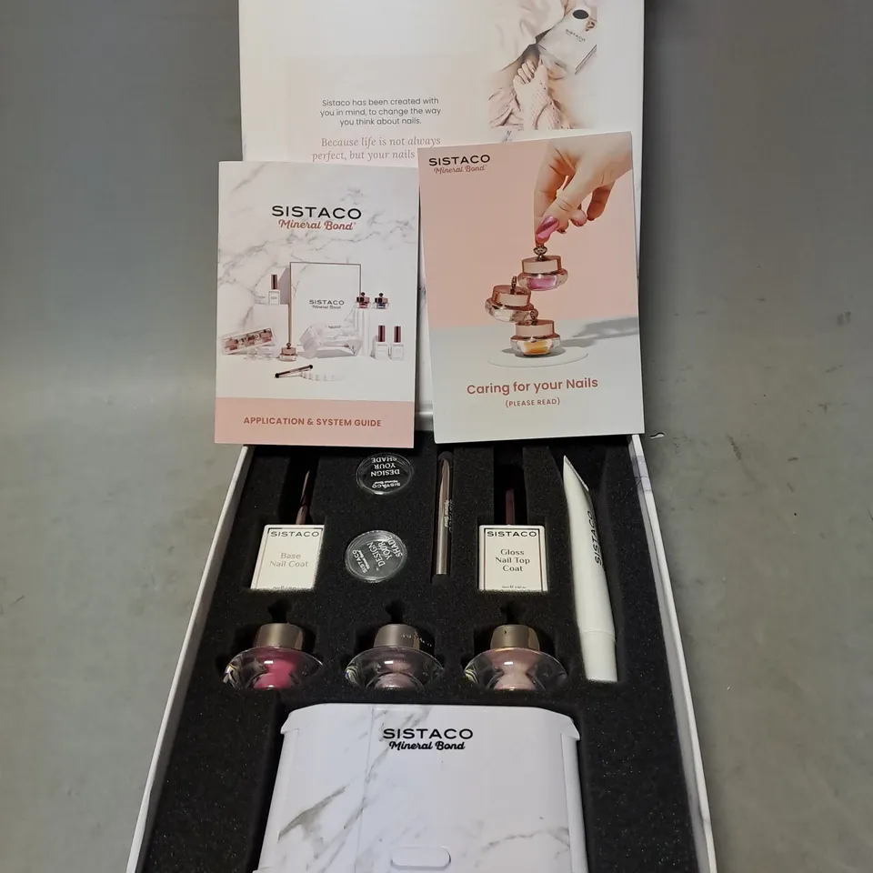 BOXED SISTACO MINERAL BOND NAIL CARE SYSTEM