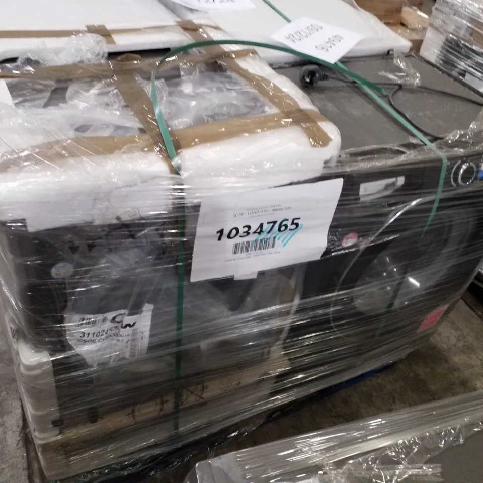 PALLET OF APPROXIMATELY 4 UNPROCESSED RAW RETURN WHITE GOODS TO INCLUDE;