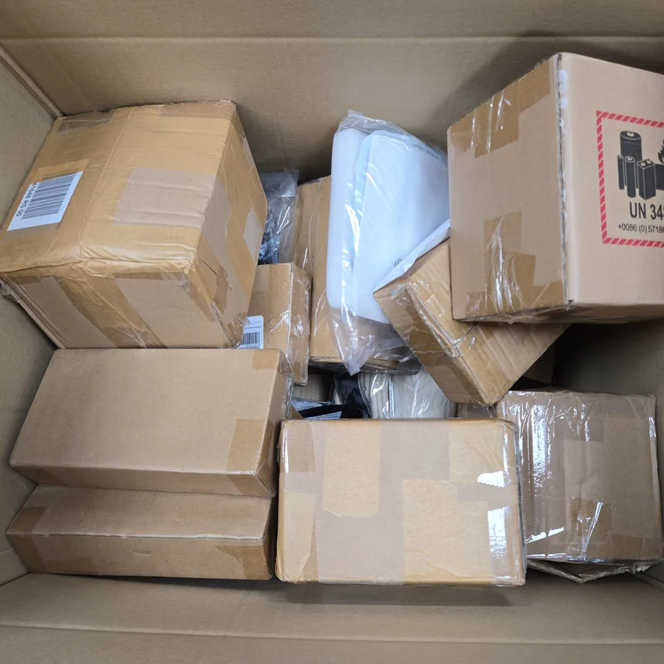 APPROXIMATELY 12 ASSORTED HOUSEHOLD GOODS TO INCLUDE - FLANNEL KNIT, OUTDOOR LIGHTING, AND SFIXX FLEXI COAT ETC. - COLLECTION ONLY 