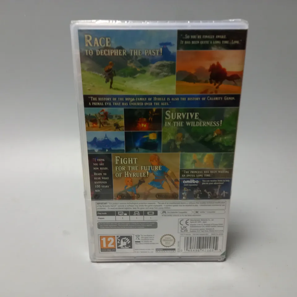 BOXED AND SEALED THE LEGEND OF ZELDA BREATH OF THE WILD (NINTENDO SWITCH)