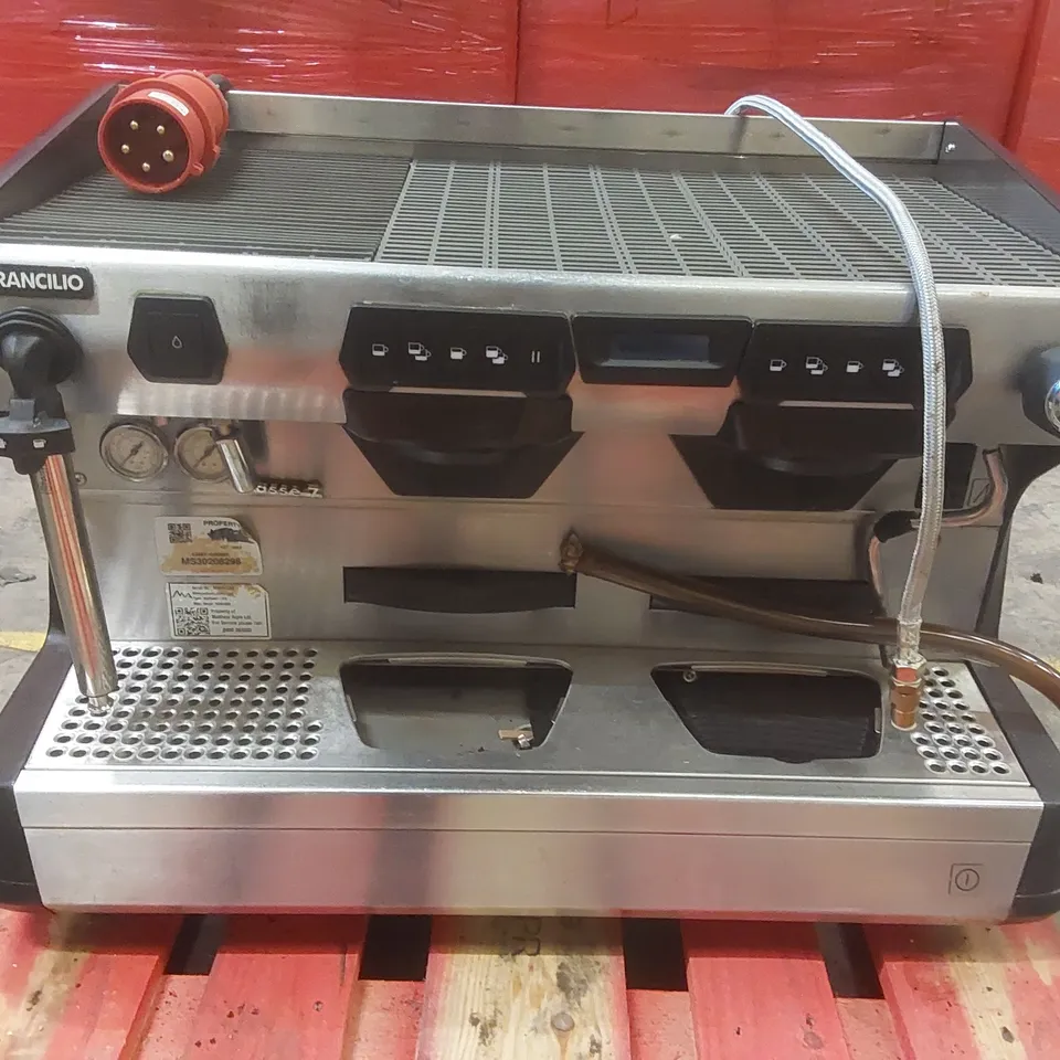 RANCILIO CLASSE 7 2 GROUP COMMERCIAL COFFEE MACHINE WITH ISTEAM