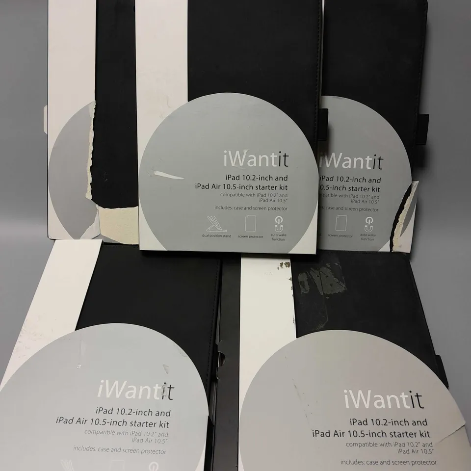 APPROXIMATELY 5 IWANTIT IPAD 10.2/IPAD AIR 10.5 INCH STARTER KITS
