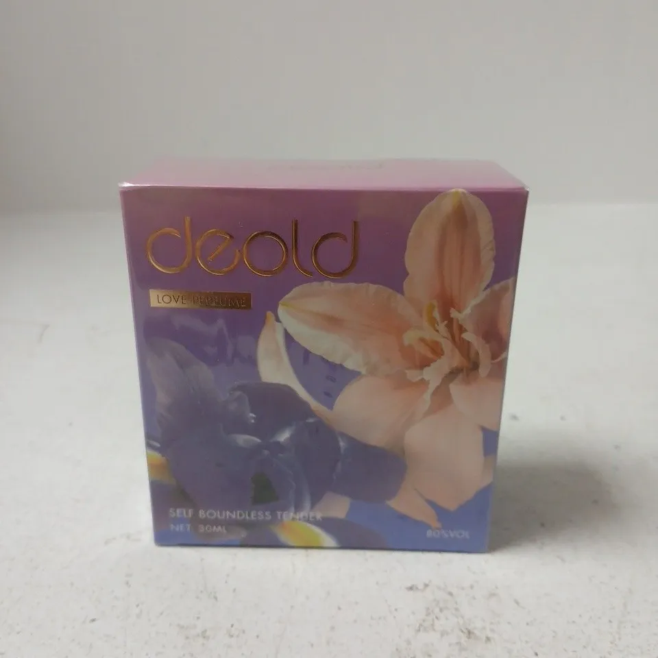 BOXED AND SEALED DEOLD LOVE PERFUME - 30ML