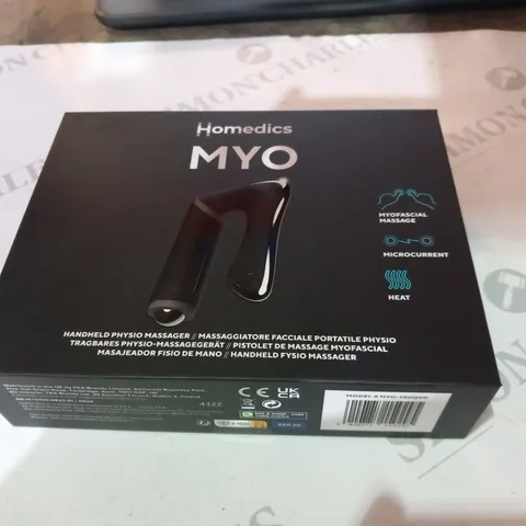 BOXED HOMEDICS MYO HANDHELD PHYSIO MASSAGER 