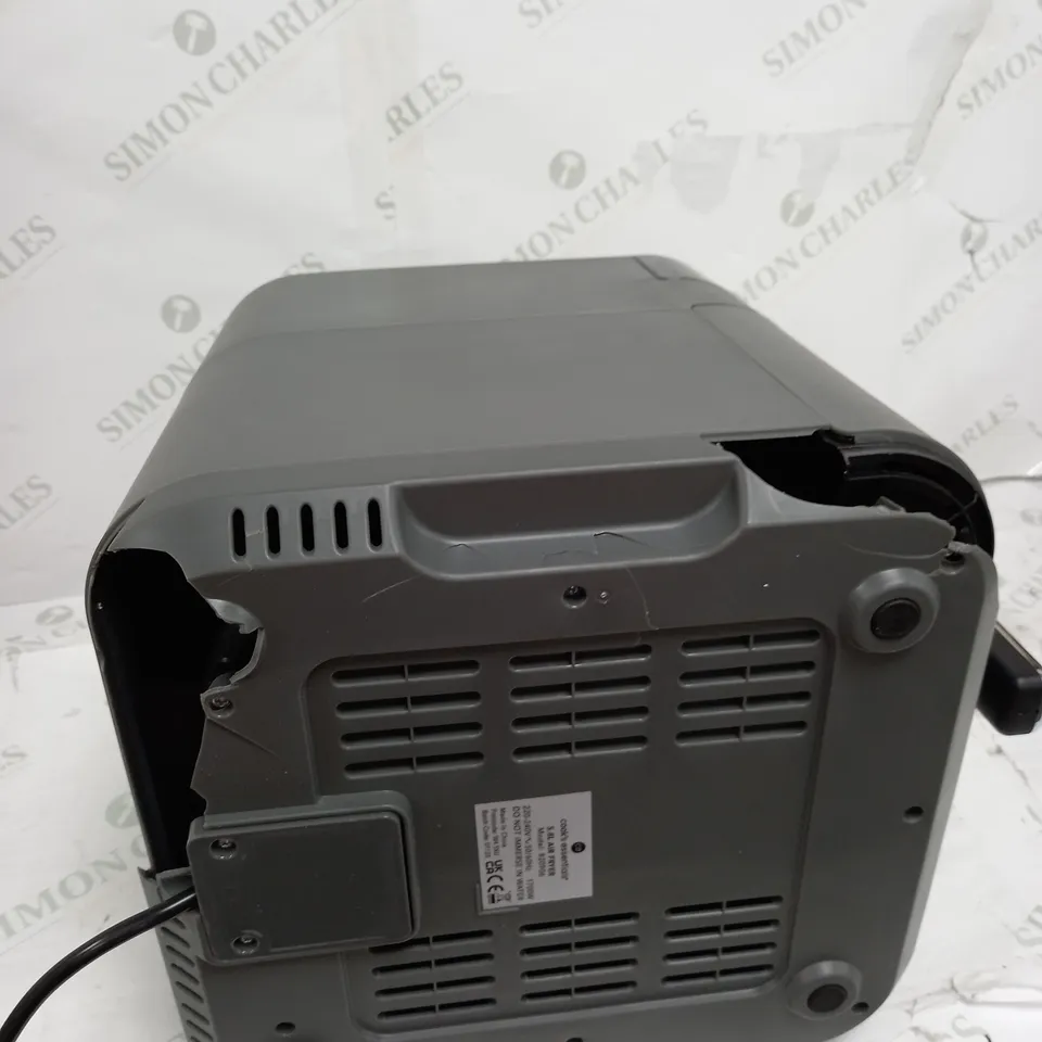 BOXED COOK'S ESSENTIALS 5.8L AIR FRYER IN SLATE GREY