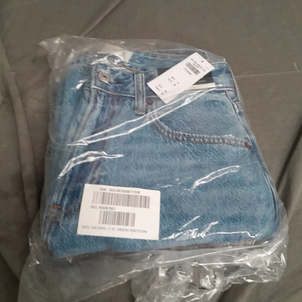 SEALED ABERCROMBIE & FITCH HIGH RISE WIDE LEG DENIM JEANS - SIZE 25/0S