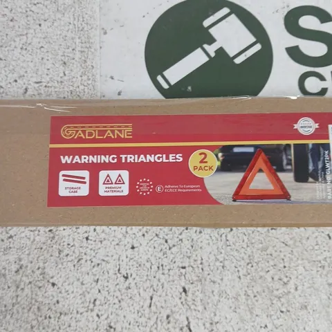 GADLANE WARNING TRIANGLES – 2 PACK CAR SAFETY SET