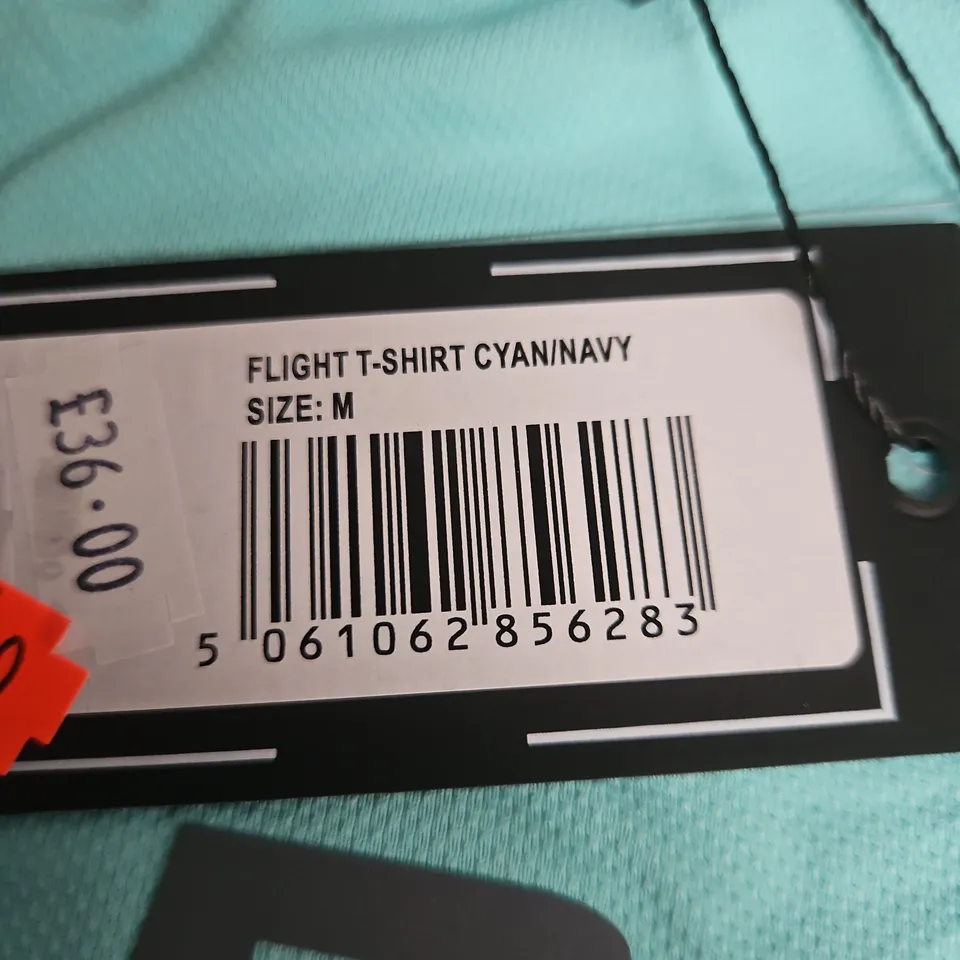 REPRIMO FLIGHT T-SHIRT CYAN/NAVY – SIZE M