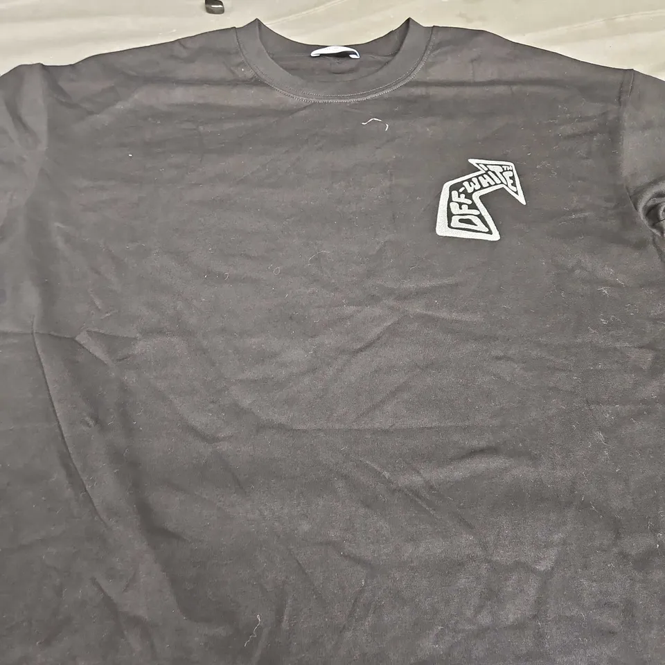OFF-WHITE GRAPHIC TEE - SIZE SMALL