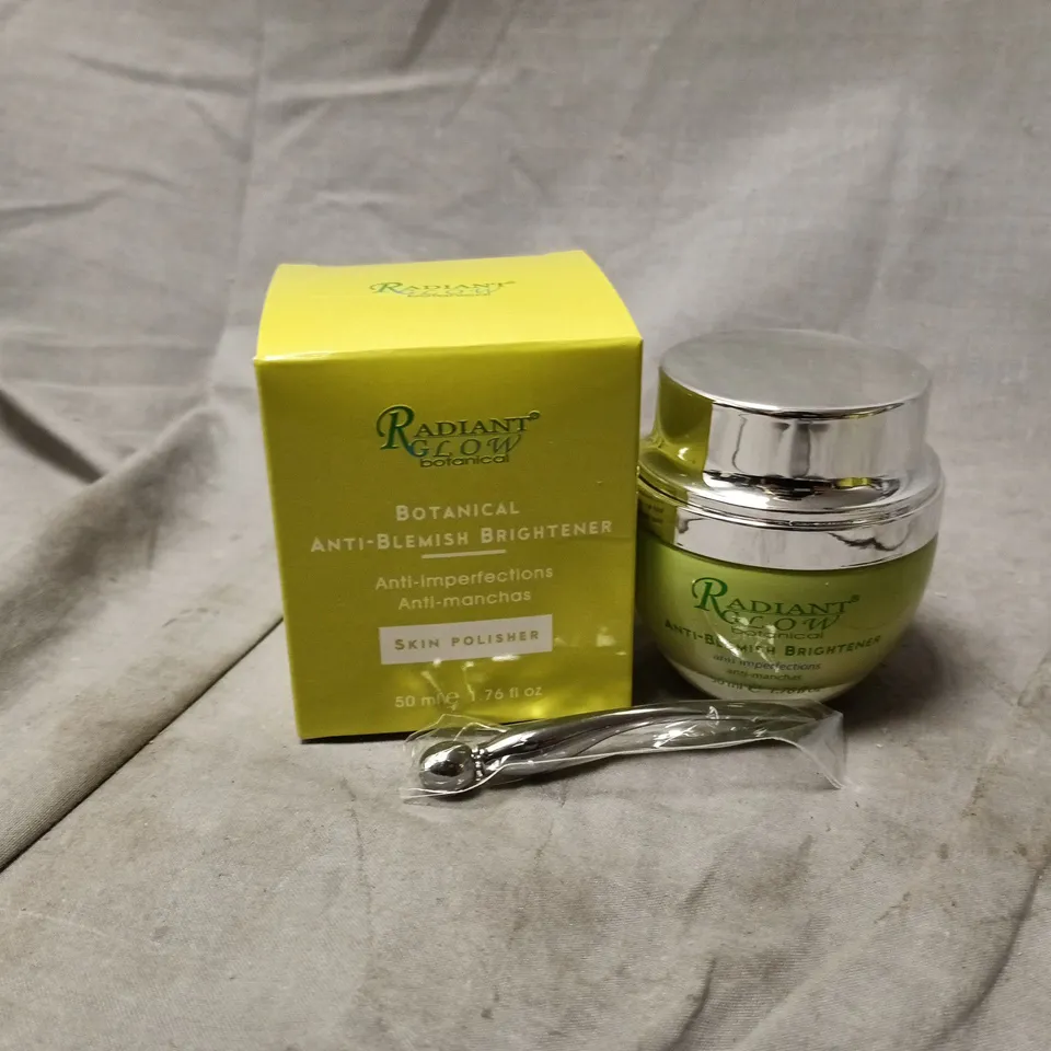 BOXED RADIANT GLOW BOTANICAL ANTI-BLEMISH BRIGHTENER SKIN POLISHER (50ML)