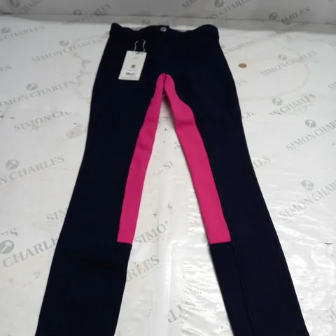 WESSEX TWO TONE HORSE RIDING PANTS SIZE 9/10 YEARS 