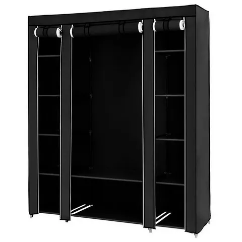 BOXED 147cm PORTABLE WARDROBE