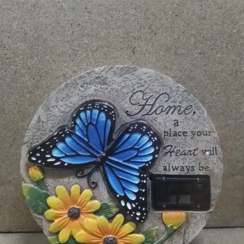 Home2garden Solar LED Butterfly Stepping Stone