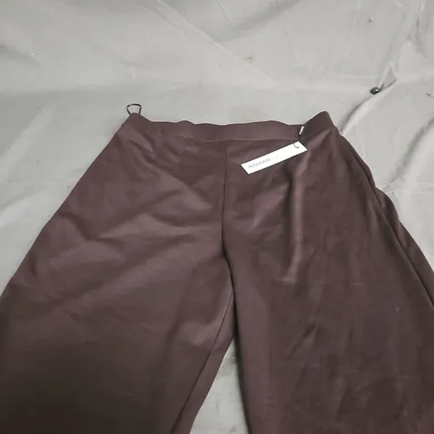 ROMAN CHOCOLATE BROWN STRAIGHT TROUSERS – UK SIZE 16