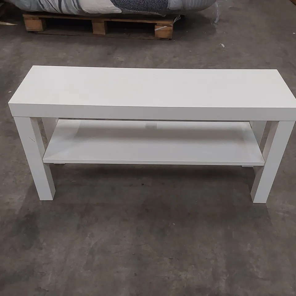 SMALL SHOE STORAGE BENCH - WHITE