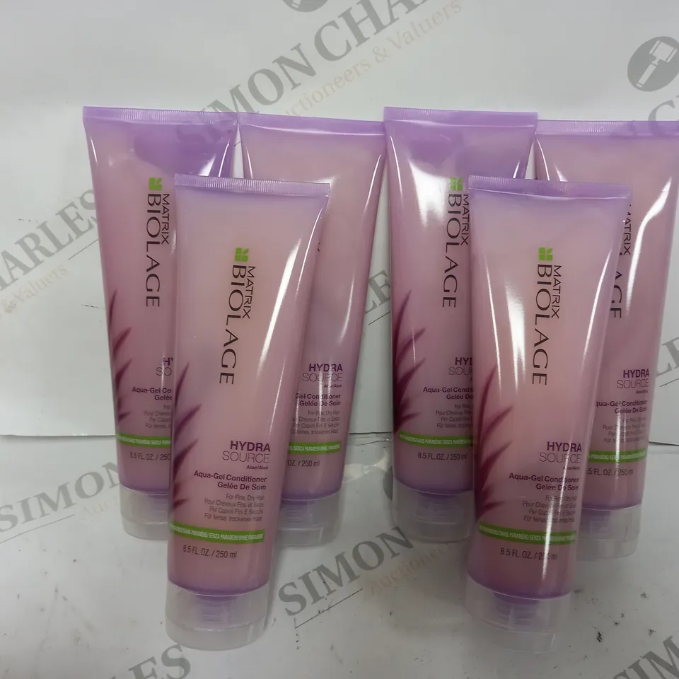 MATRIX BIOLAGE HYDRA SOURCE AQUA-GEL CONDITIONER SET OF 6
