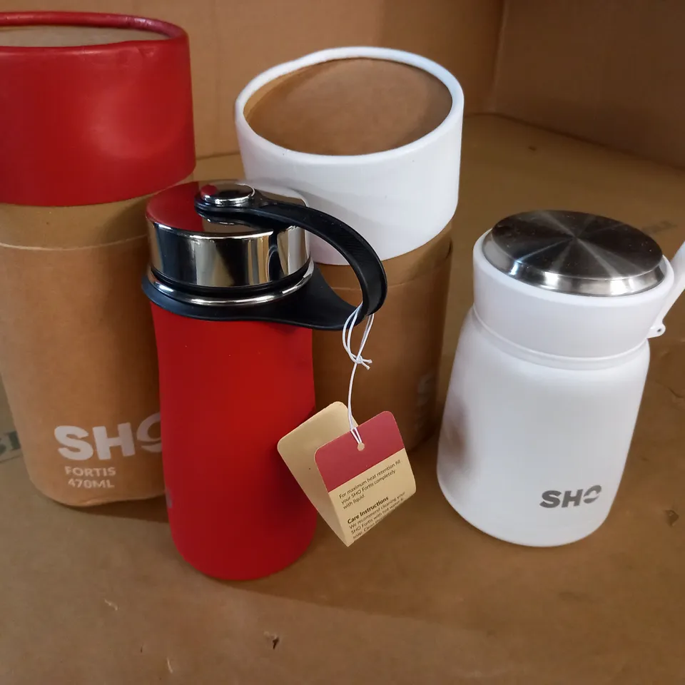 LOT OF 2 SHO CONTAINERS INCLUDE FORTIS 470ML & FOOD FLASK 530ML