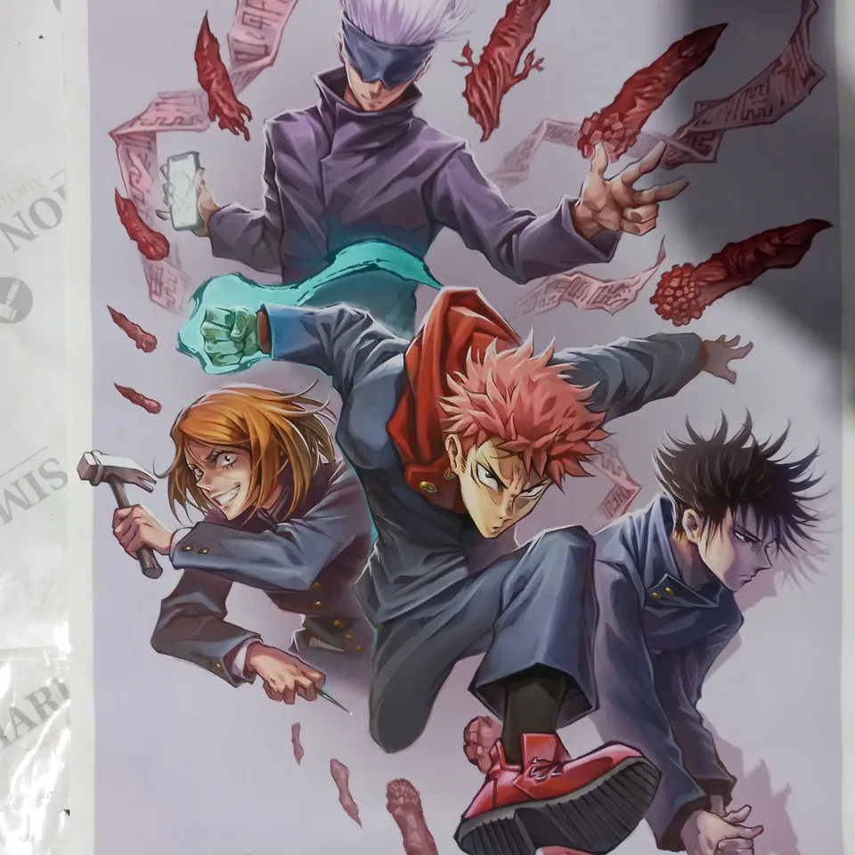 SIGNED COLLECTION OF 3 ANIME ART PRINTS