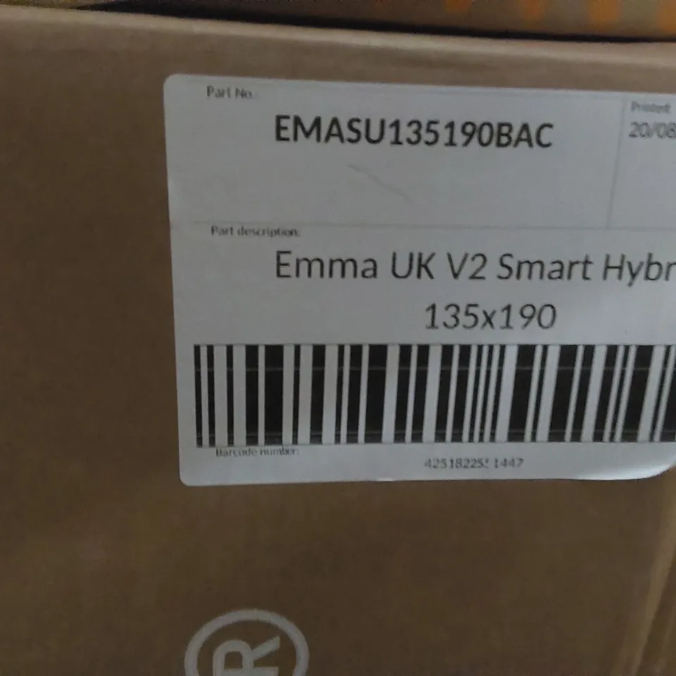 BRAND NEW BOXED EMMA UK V2 SMART HYBRID 135 x 190CM DOUBLE MATTRESS 