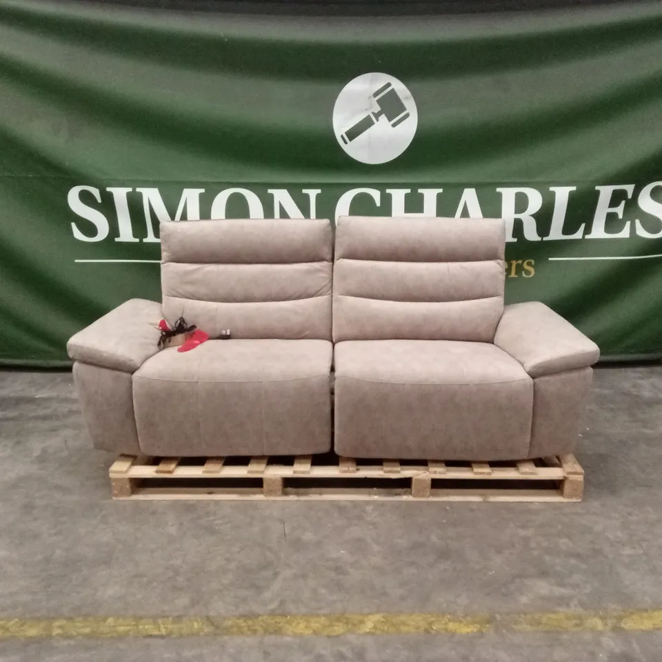 QUALITY DESIGNER 3 SEATER FABRIC ELECTRIC RECLINER SOFA