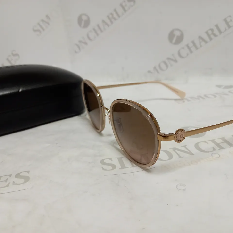 COACH MILKY PINK ROUND SUNGLASSES RRP £118