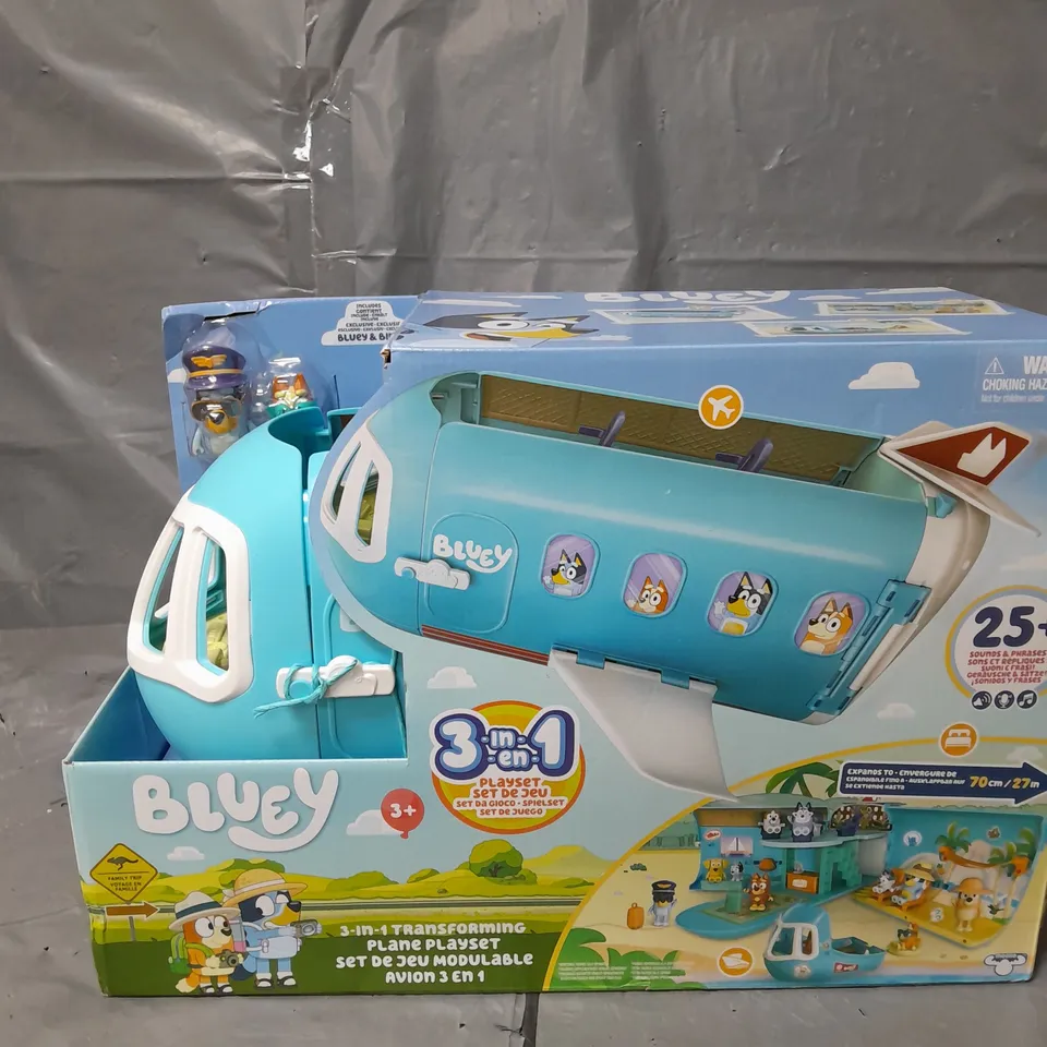 BOXED BLUEY S11 3-IN-1 AIRPLANE PLAYSET