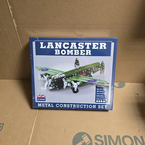 LANCASTER BOMBER METAL CONSTRUCTION SET – UK DESIGN, 390 PIECES