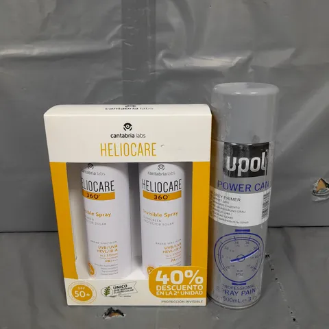 APPROXIMATELY 10 ASSORTED AEROSOLS TO INCLUDE - SPRAY PAINTS AND SUNSCREEN