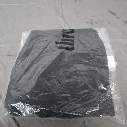 THREADBARE LADIES JAZZ CONTRAST MOTIF JUMPER – UK 12, BLACK