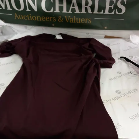 XL BURGANDEY JUMPSUIT