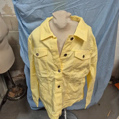 EMECO LEMON JEANS-STYLE STRETCH JACKET – WOMEN'S UK SIZE 18