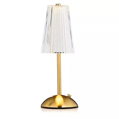 BELL & HOWELL GOLD RECHARGEABLE TOUCH CONTROL TABLE LAMP