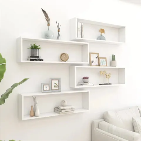 BOXED FATEEMA 4 PIECE FLOATING SHELF 