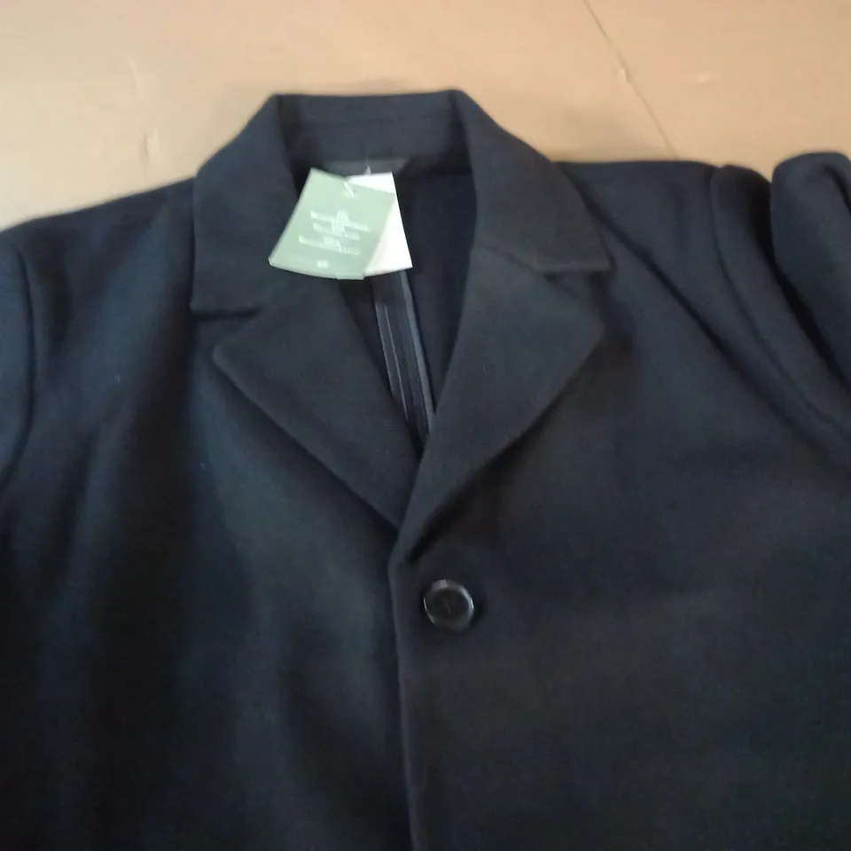 BLACK BUTTON UP JACKET - EUR M