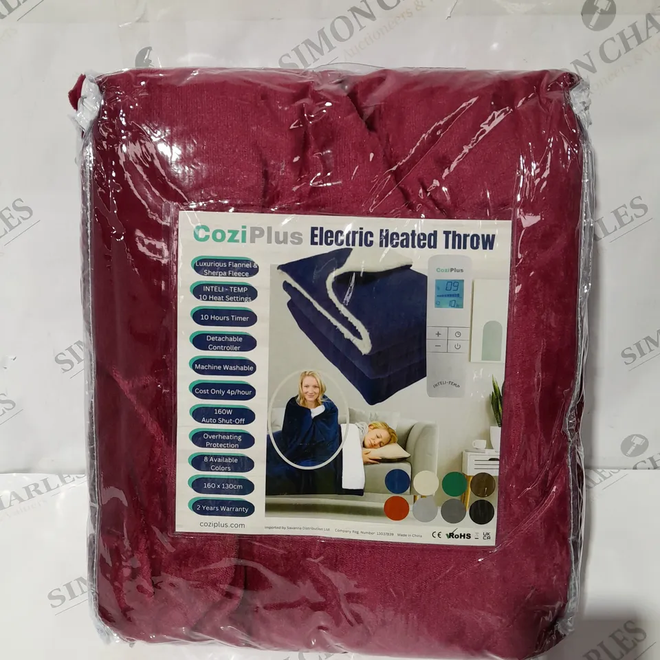 COZIPLUS ELECTRIC HEATED THROW 