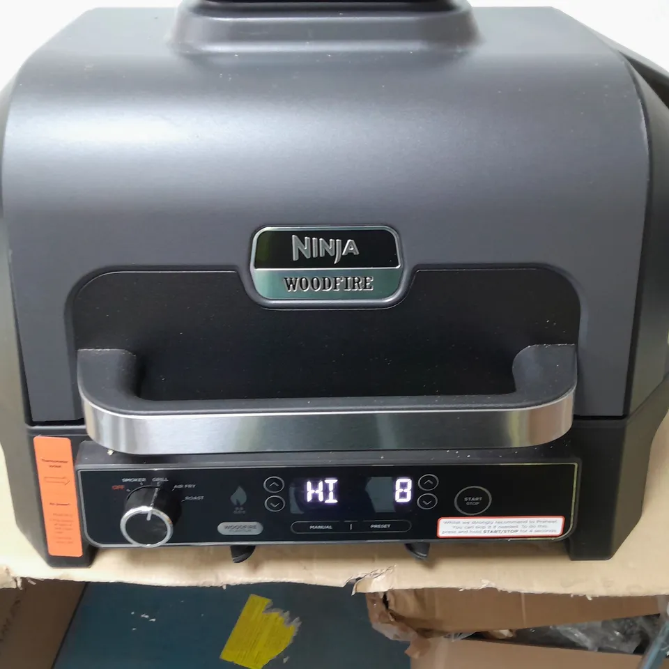 NINJA WOODFIRE PRO XL ELECTRIC BBQ GRILL & SMOKER - COLLECTION ONLY