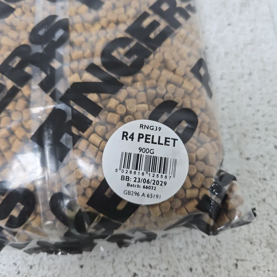 RINGERS R4 PELLET 900 G BAG – BAIT PELLETS (SEALED)