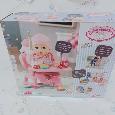 BABY ANNABELL LUNCH TIME TABLE
