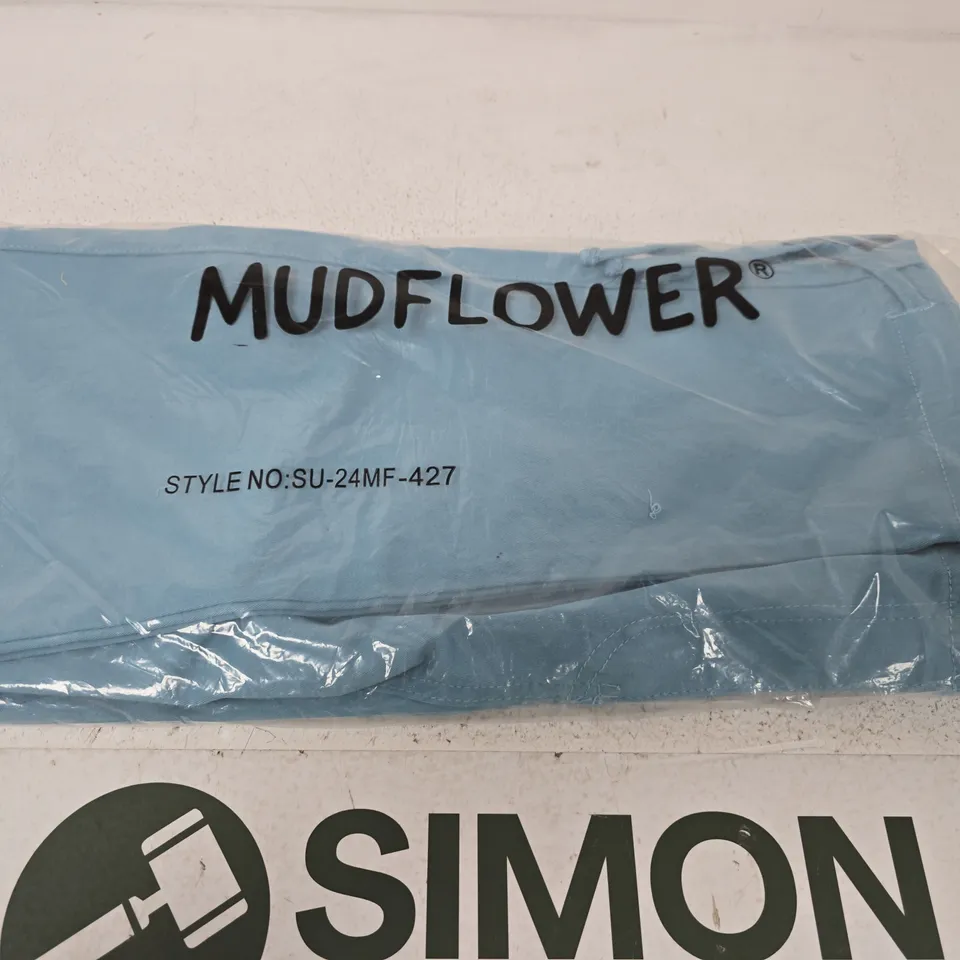MUDFLOWER LIGHT BLUE TROUSERS SIZE 12