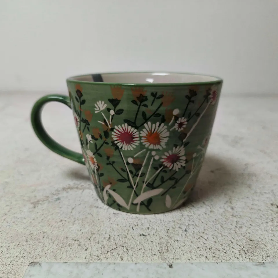 GISELA GRAHAM FLORAL CERAMIC MUG