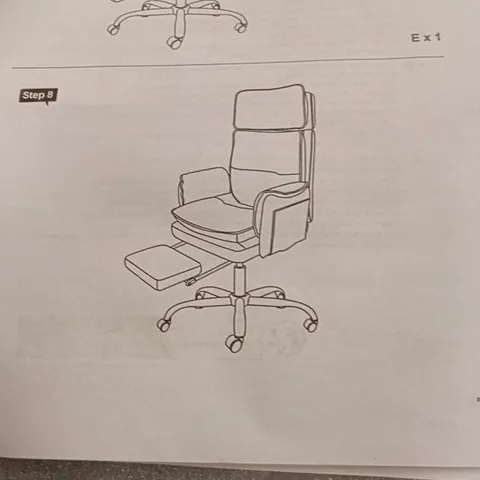 BOXED OFFICE CHAIR - GREY (1 BOX)