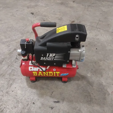 CLARKE BANDIT V 4.2CFM 8 LITRE 1HP AIR COMPRESSOR (230V)