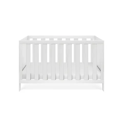 BOXED SILVER CROSS BROMLEY COT BED - WHITE (2 BOXES)