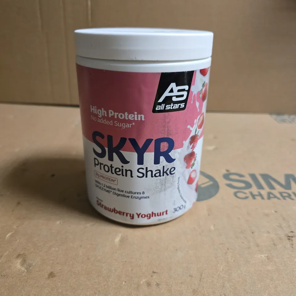 AS ALL STARS SKYR PROTEIN SHAKE – STRAWBERRY YOGURT, 300G