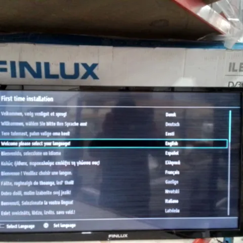 BOXED FINLUX 32-FHD-4220 32" HD READY LED TV FREEVIEW HD USB RECORD BLACK