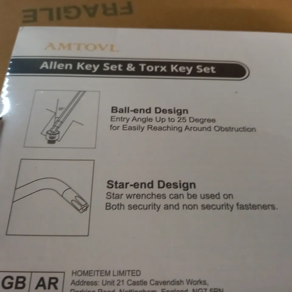 SEALED ALLEN KEY SET & TORX KEY SET