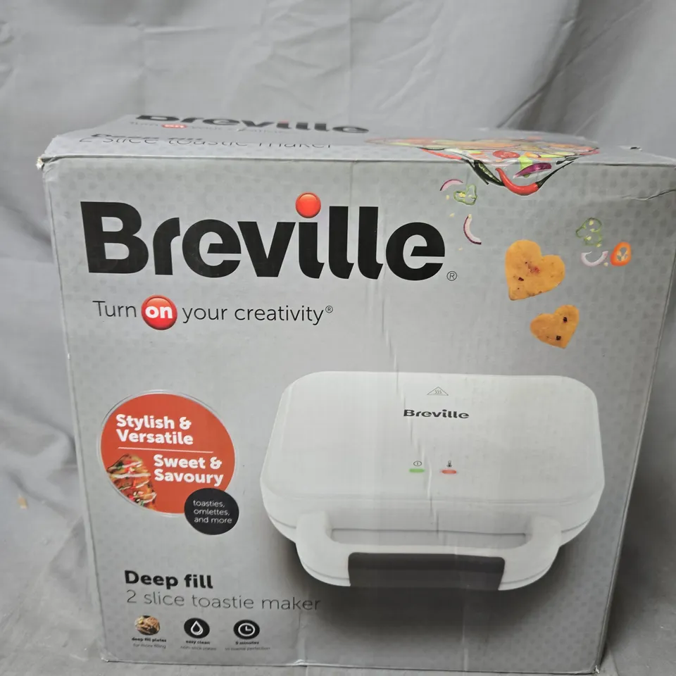BREVILLE DEEP FILL 2 SLICE TOASTIE MAKER 